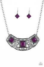 Load image into Gallery viewer, Feeling Inde-PENDANT - Purple - Paparazzi Necklace
