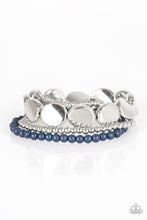 Load image into Gallery viewer, Blue Stretchy Bracelet Paparazzi
