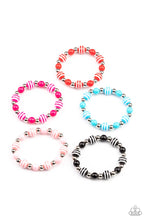 Load image into Gallery viewer, Striped Beaded Bracelets - Paparazzi Starlet Shimmer Set
