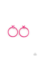 Load image into Gallery viewer, Star Hoop Post Earrings - Paparazzi Starlet Shimmer Set

