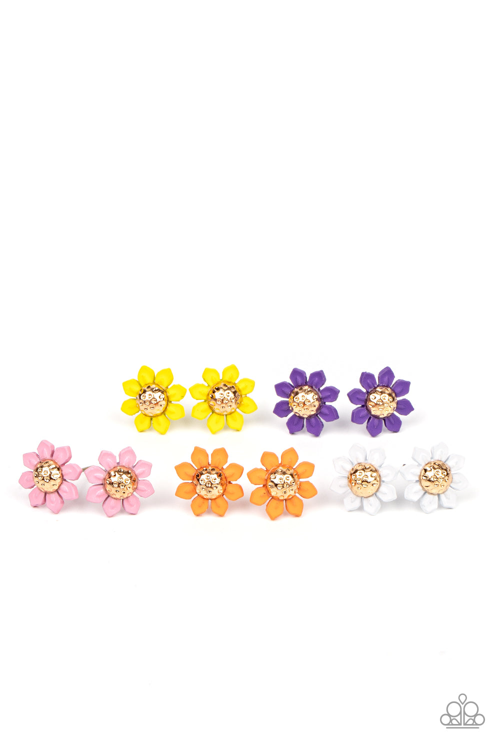 Flower Post Earrings - Paparazzi Starlet Shimmer Set