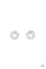 Load image into Gallery viewer, White Post Earrings - Paparazzi Starlet Shimmer Set
