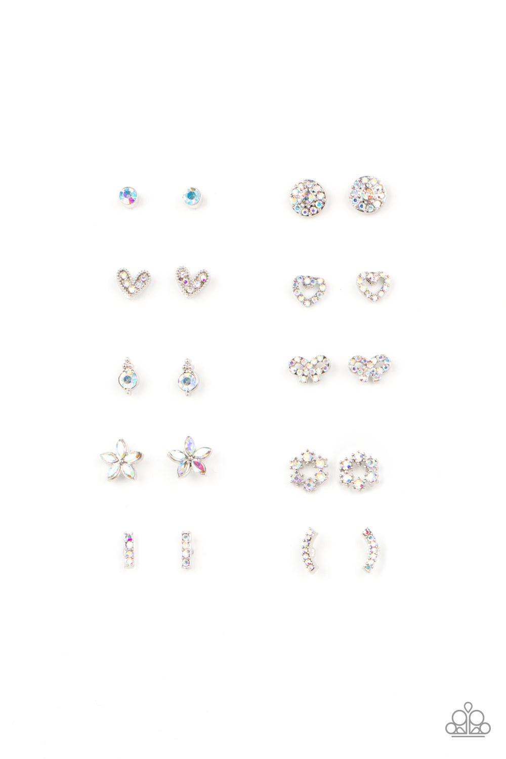 Iridescent Post Earrings - Paparazzi Starlet Shimmer Set
