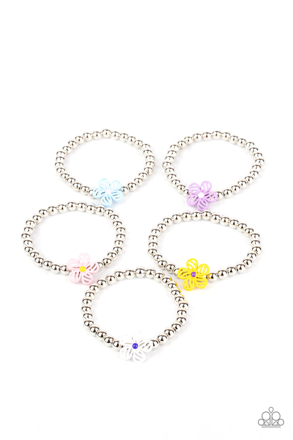 Flower Charm Bracelets - Paparazzi Starlet Shimmer Set