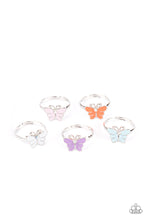 Load image into Gallery viewer, Colorful Butterfly Rings - Paparazzi Starlet Shimmer Set
