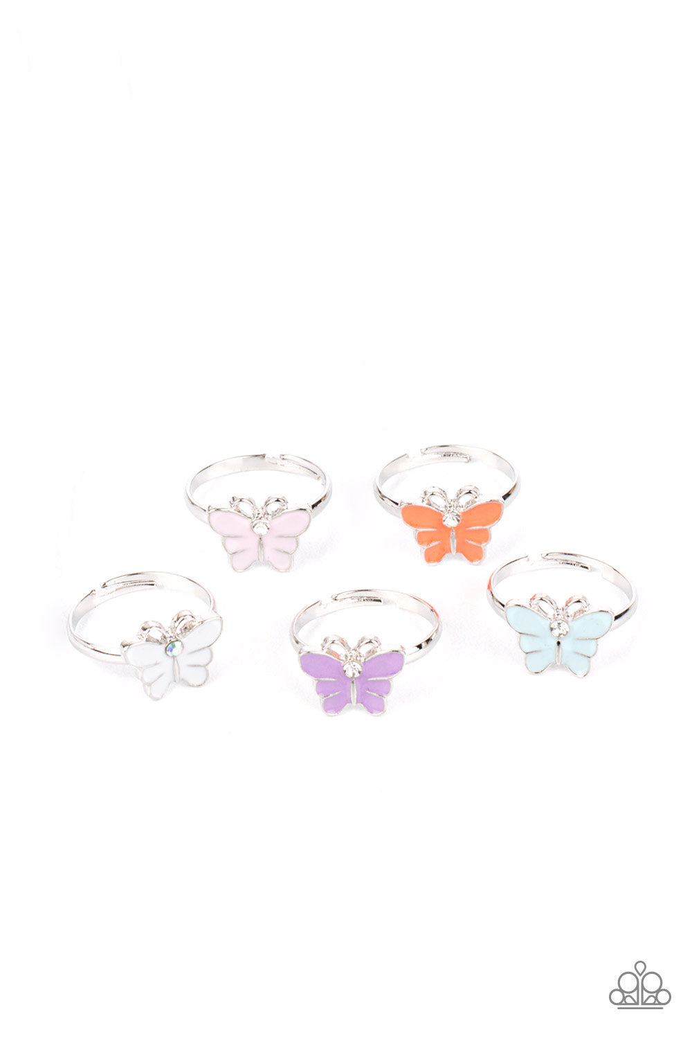 Colorful Butterfly Rings - Paparazzi Starlet Shimmer Set