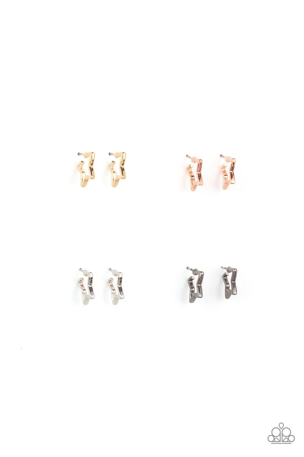 Star Hoop Earrings - Paparazzi Starlet Shimmer Set