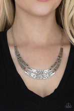Load image into Gallery viewer, Stick To The ARTIFACTS - Silver - Paparazzi Necklace
