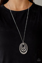 Load image into Gallery viewer, Renegade Ripples - Silver - Paparazzi Necklace

