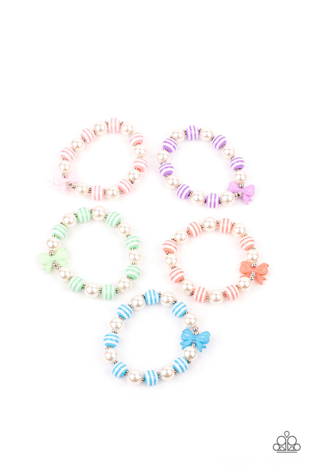 Pearls & Bows Bracelets - Paparazzi Starlet Shimmer Set