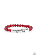 Load image into Gallery viewer, So She Did - Red
